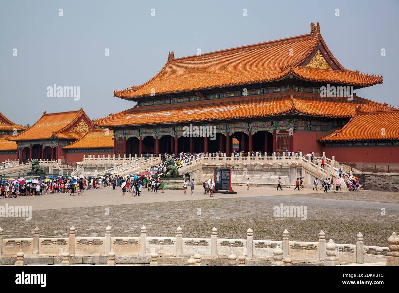 Sala della Suprema armonia nella Città Proibita Imperiale Pechino Foto Stock