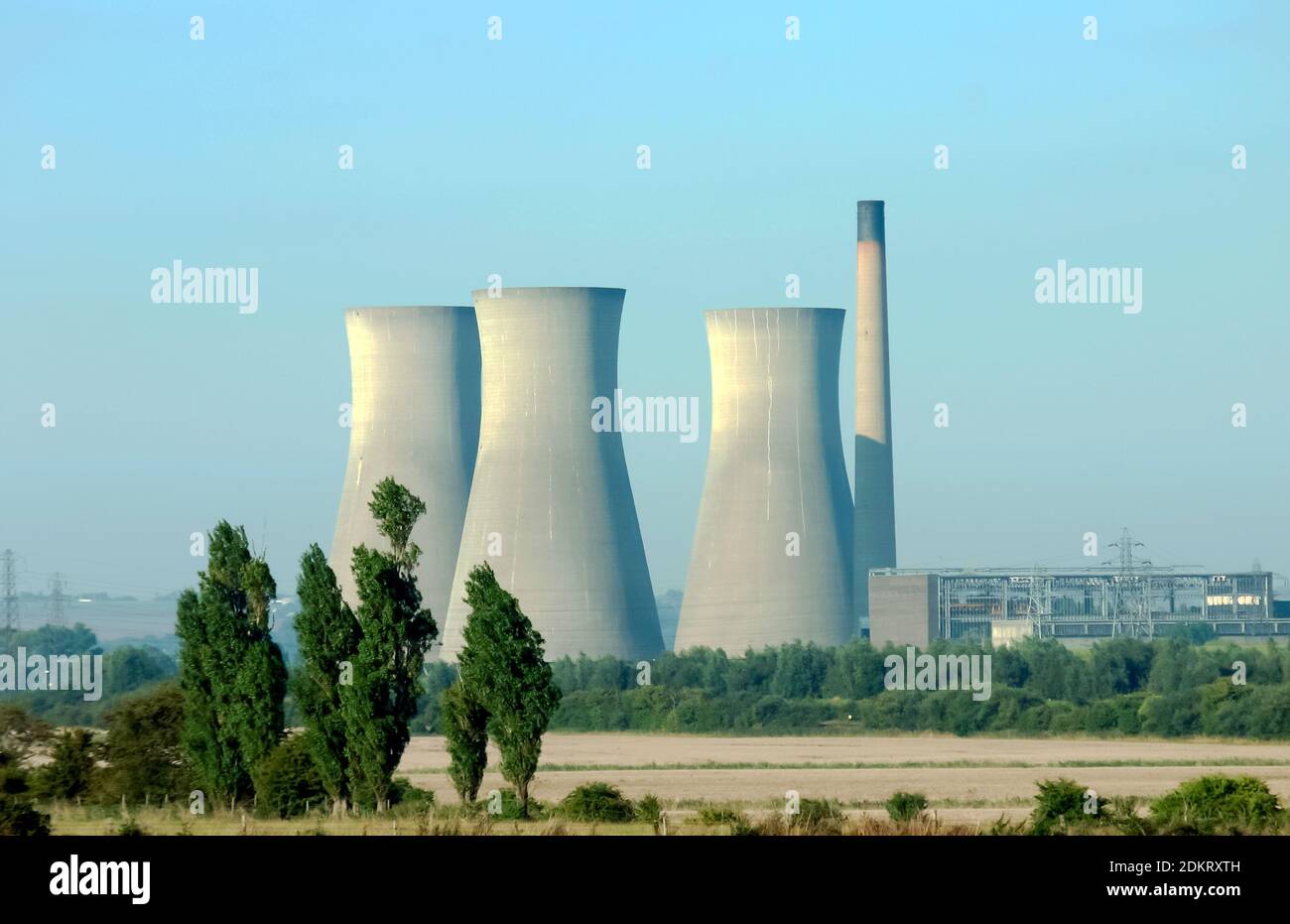 Vista della vecchia stazione di Richborough, presa da Pegwell Bay Foto Stock