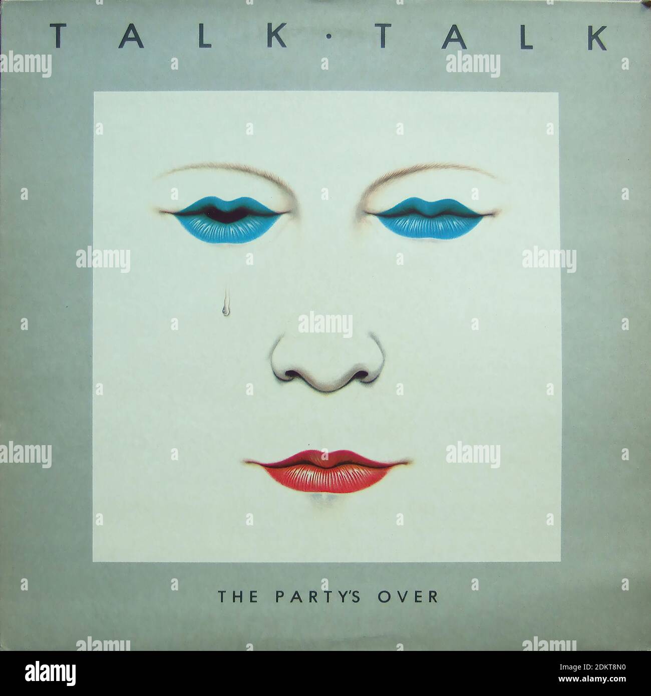 Talk Talk - The Party's Over - Album in vinile d'epoca coperchio Foto Stock
