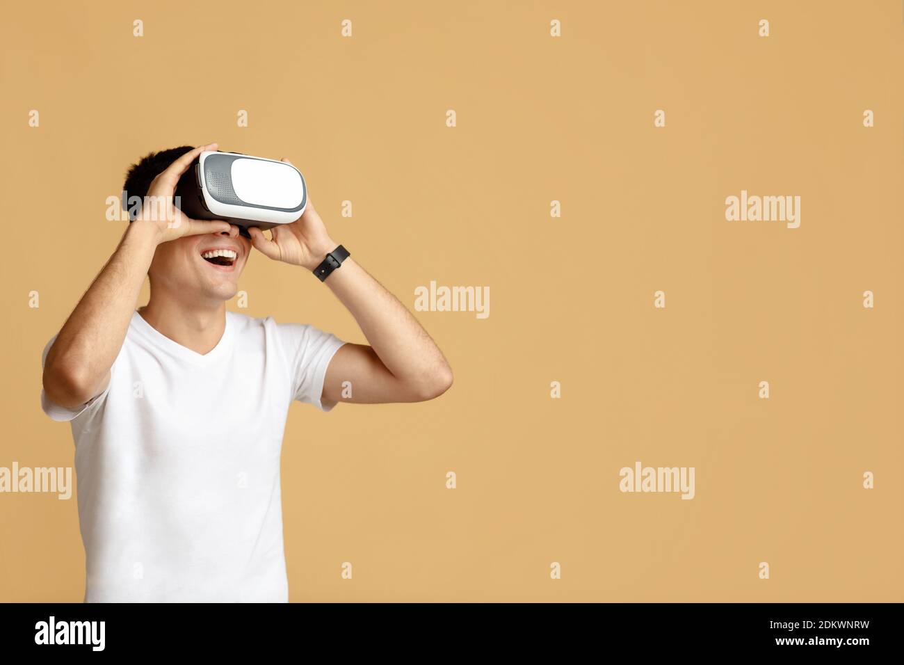 Gadget virtuali per l'intrattenimento, il lavoro, il tempo libero e lo studio Foto Stock