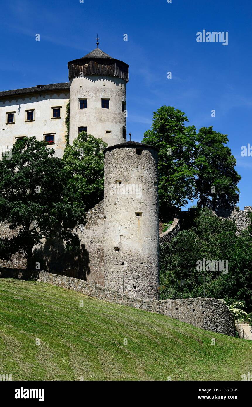 Italia, Alto Adige, Castello Proesels in Voels am Schlern aka Fie allo Sciliar Foto Stock