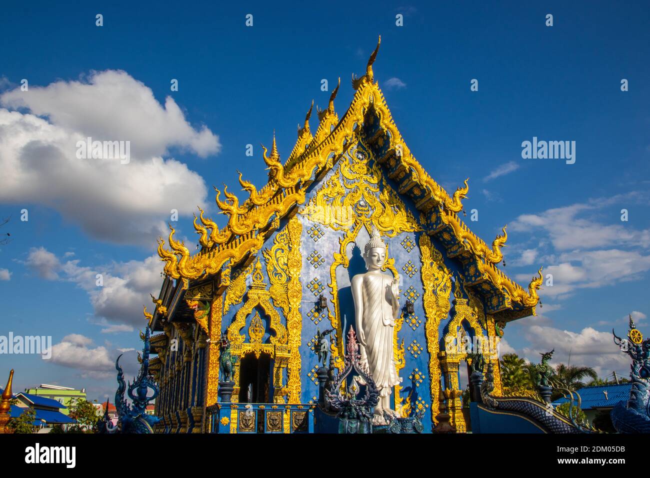 Chiang Rai Wat Rong Suea Ten Thailandia Asia Foto Stock