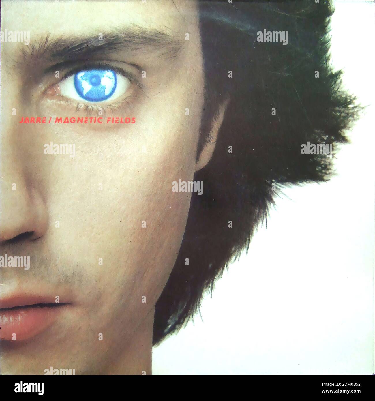Jean-Michel Jarre - Magnetic Fields, 1981 - copertina di album in vinile d'epoca Foto Stock