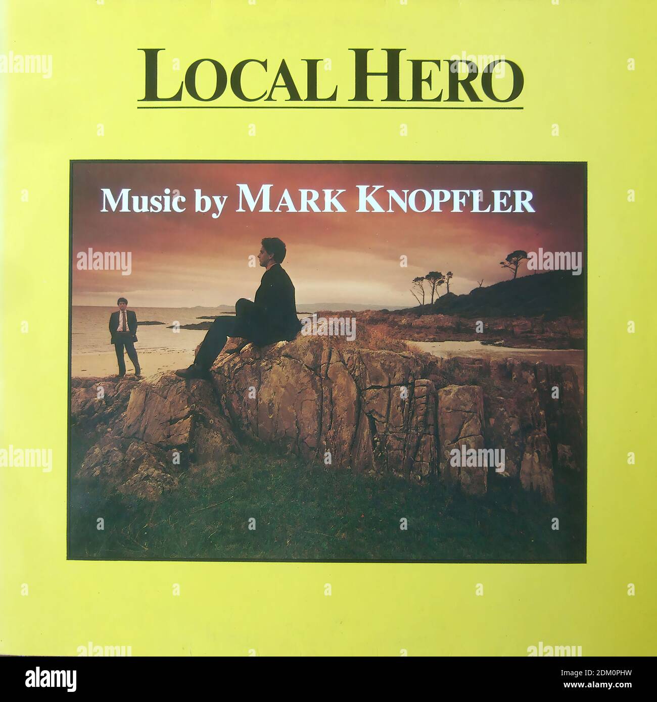 Local Hero - Musica di Mark Knopfler, Vertigo phonogram 811 038-1 - copertina dell'album in vinile d'epoca Foto Stock
