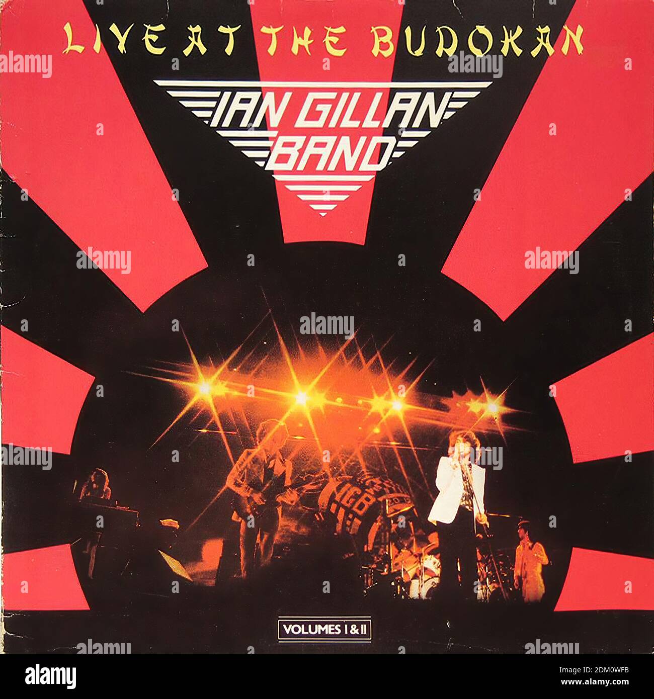 Ian Gillan Live al Budokan Vol i & II 2LP Viola scuro - copertina vintage in vinile Foto Stock