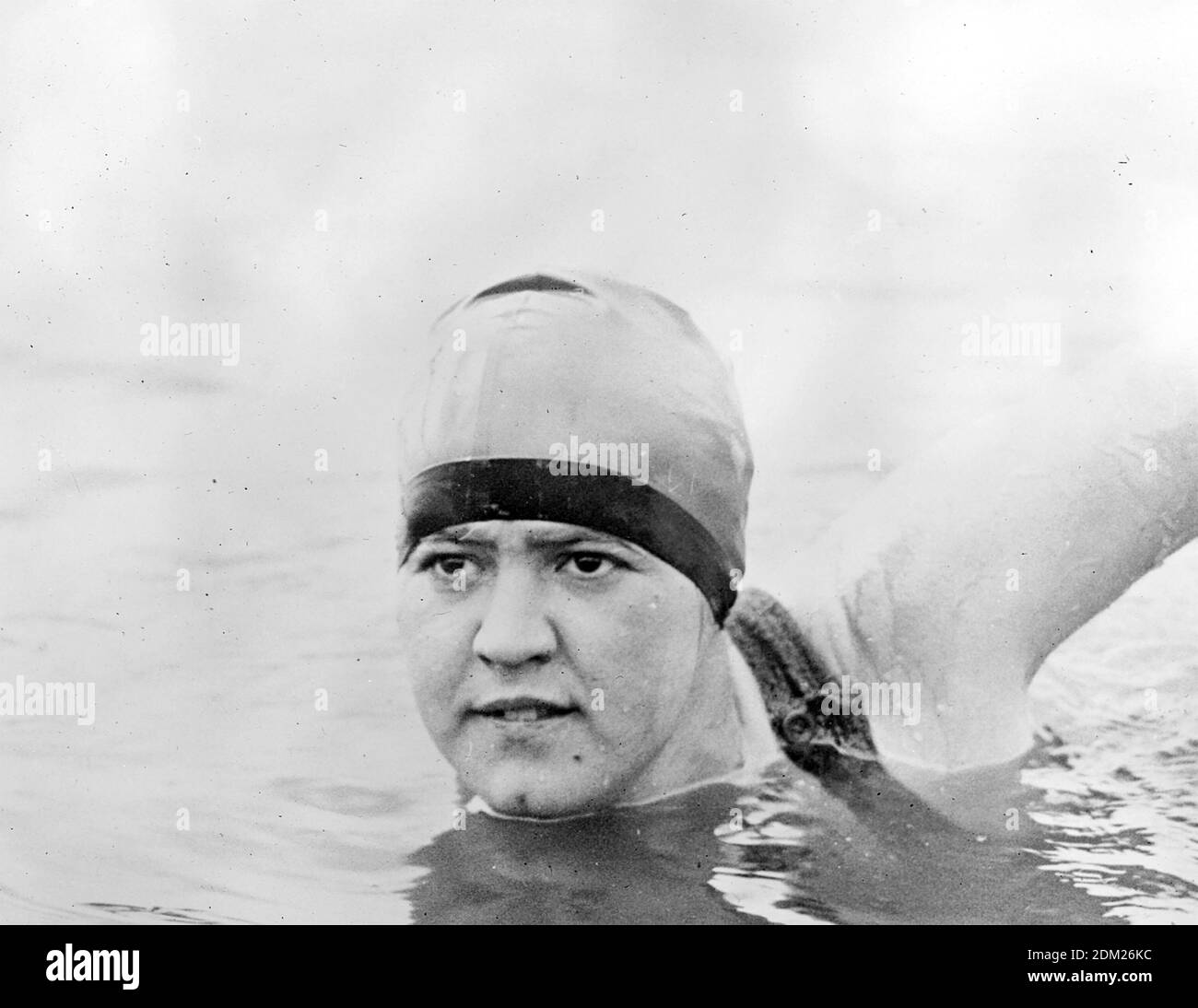 GERTRUDE EDERLE (1905-2003) nuotatore americano che attraversa la Manica nel 1926 Foto Stock