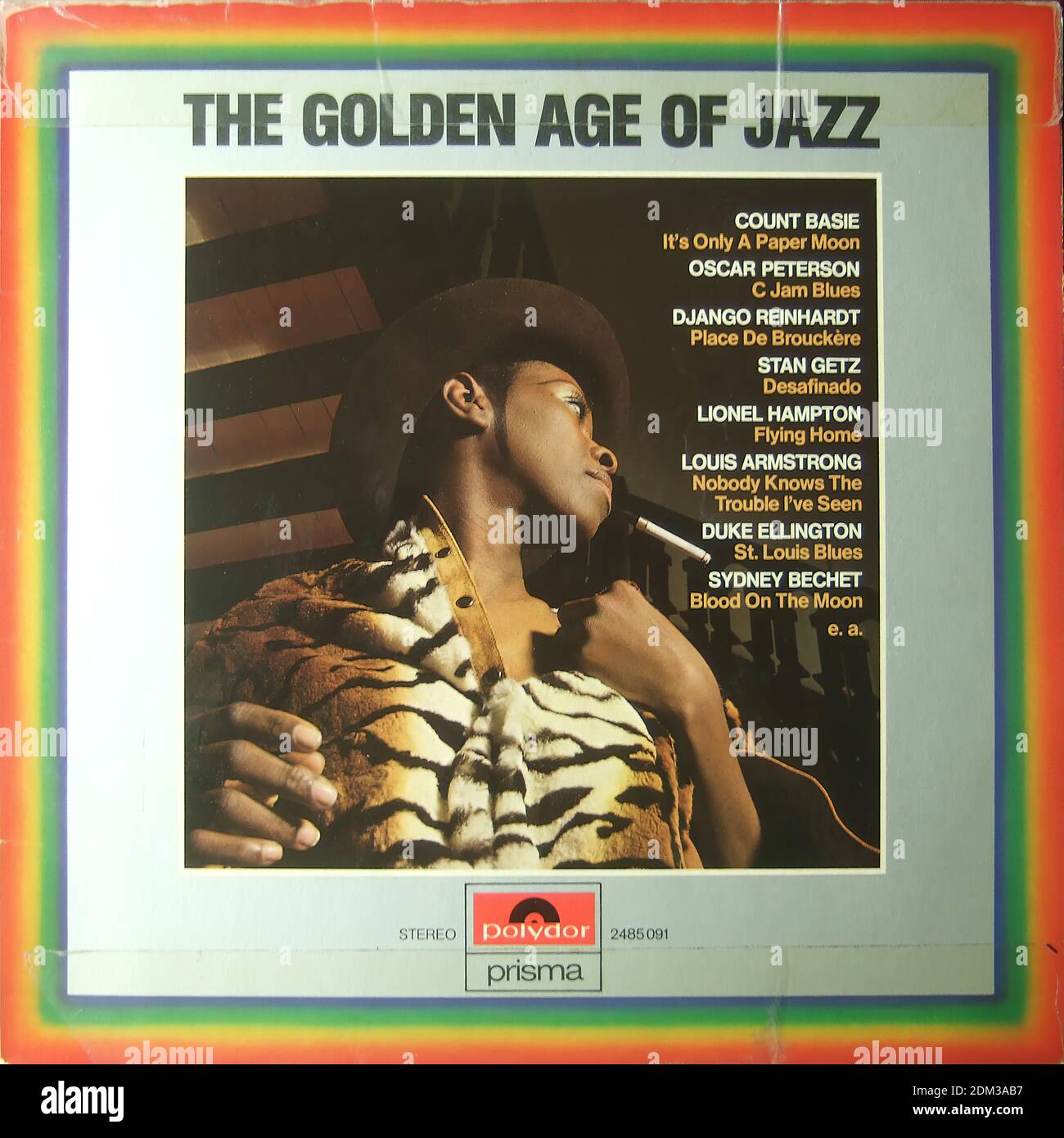 The Golden Age of Jazz, Polydor - copertina di un album in vinile d'epoca Foto Stock