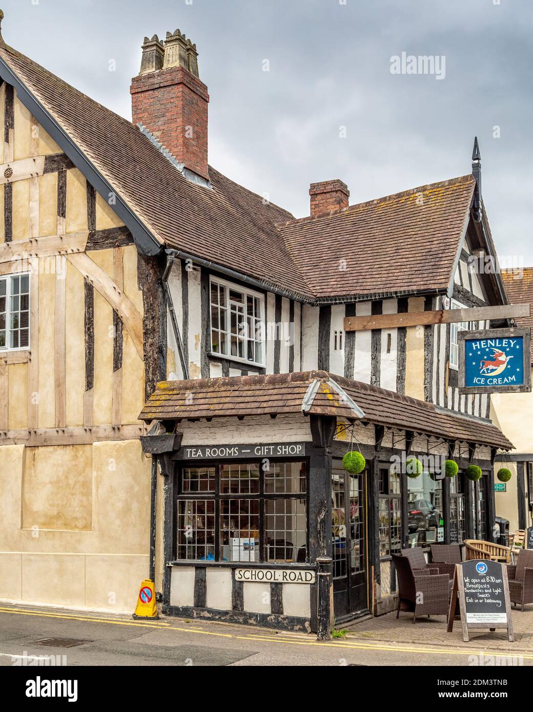 Henley in Arden Ice-Cream Shop. Foto Stock