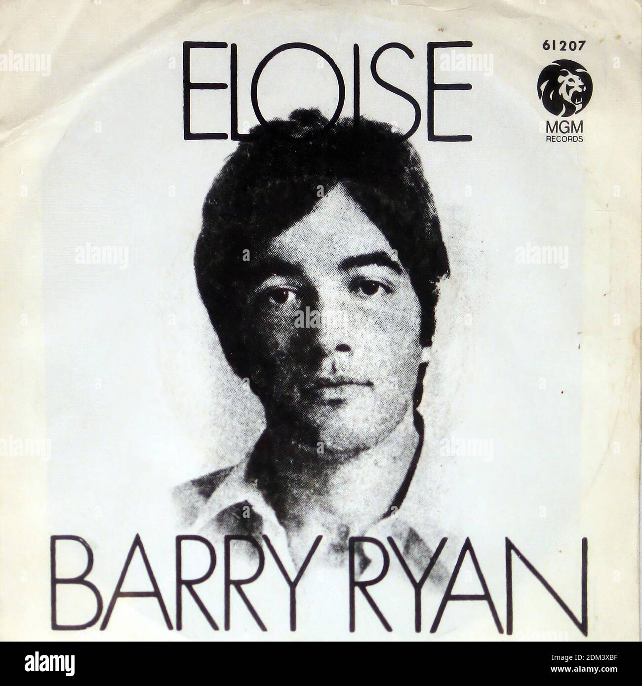 Barry Ryan Eloise 7  vinile singolo - Vintage Vinyl Record Coperchio Foto Stock