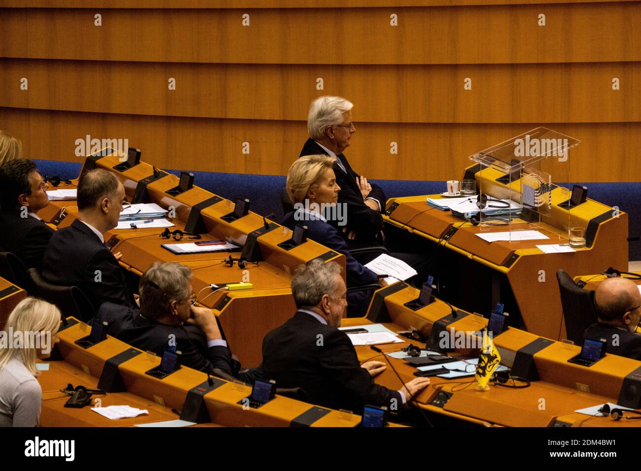 29 febbraio 2020. Giorno del voto e della ratifica della Brexit al Parlamento europeo. 29 Fevrier 2020. Journee de vote et de ratificative du Brexit Foto Stock