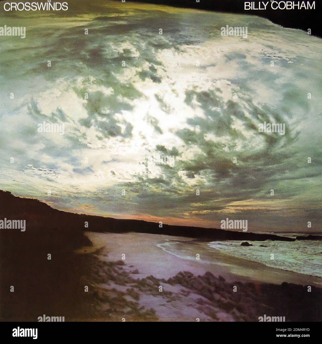 Billy Cobham Crosswinds con George Duke e John Williams - Copertina Vintage Vinyl Record Foto Stock