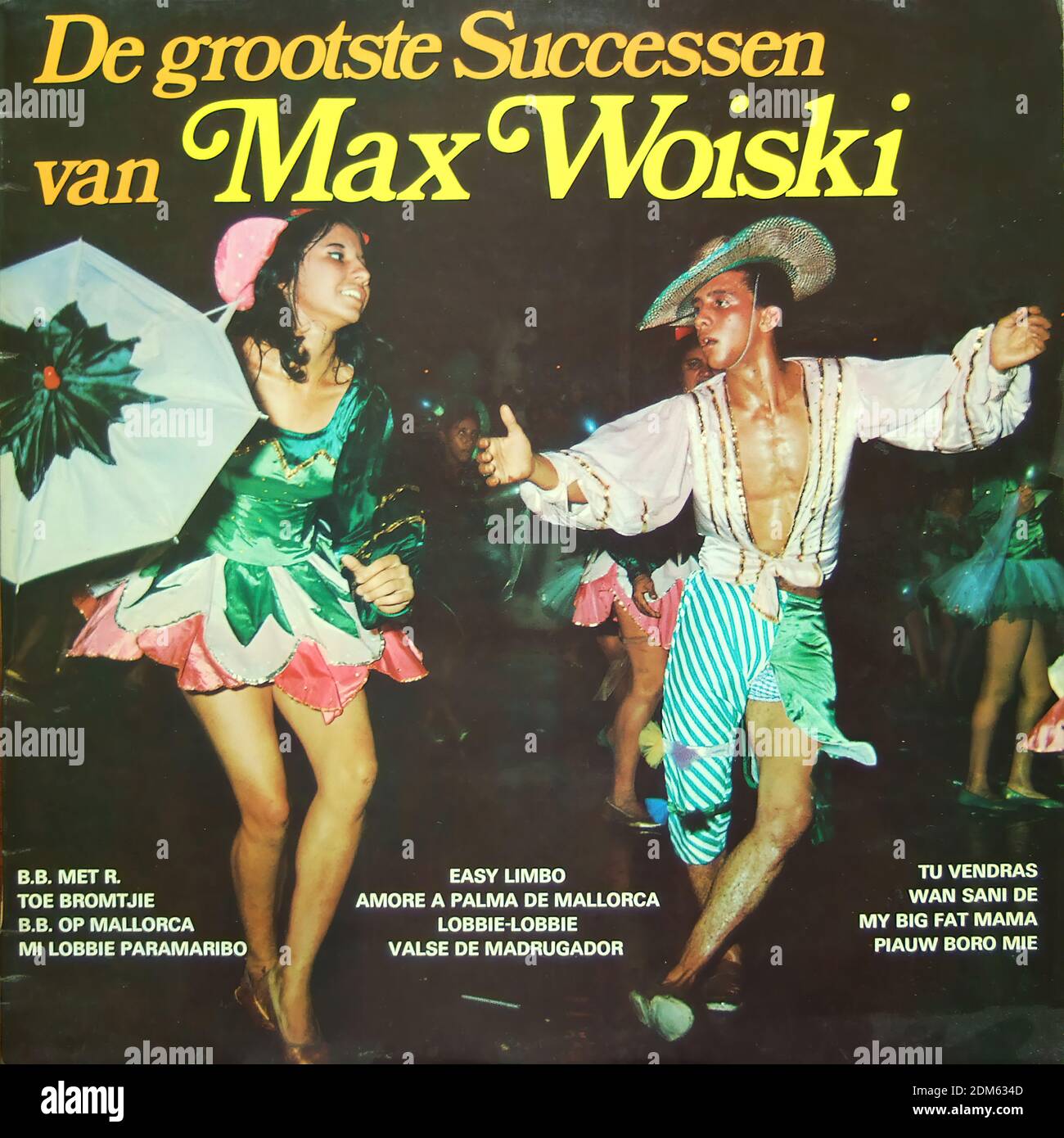 Max Woiski - De Grootste Successen van Max Woiski, Polydor 2454 016 - copertina di un album in vinile d'epoca Foto Stock