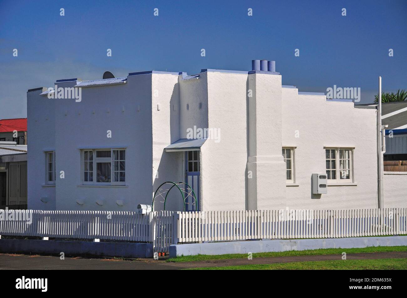 Periodo House, Queen Street, Thames, Penisola di Coromandel, regione di Waikato, Isola del nord, Nuova Zelanda Foto Stock