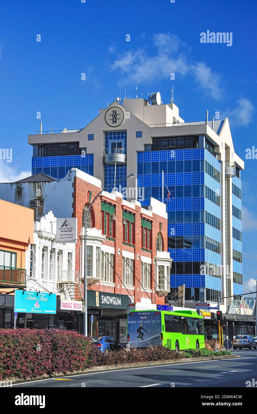 Victoria Street, Hamilton, regione di Waikato, Isola del nord, Nuova Zelanda Foto Stock