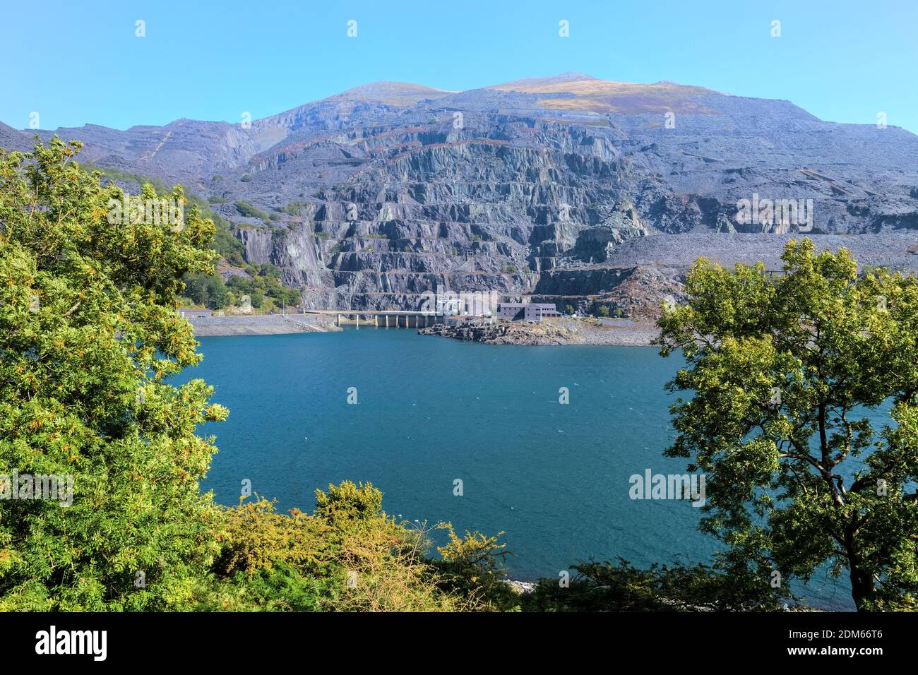Dinorwic Quarry, Llanberis, Wales, Regno Unito Foto Stock