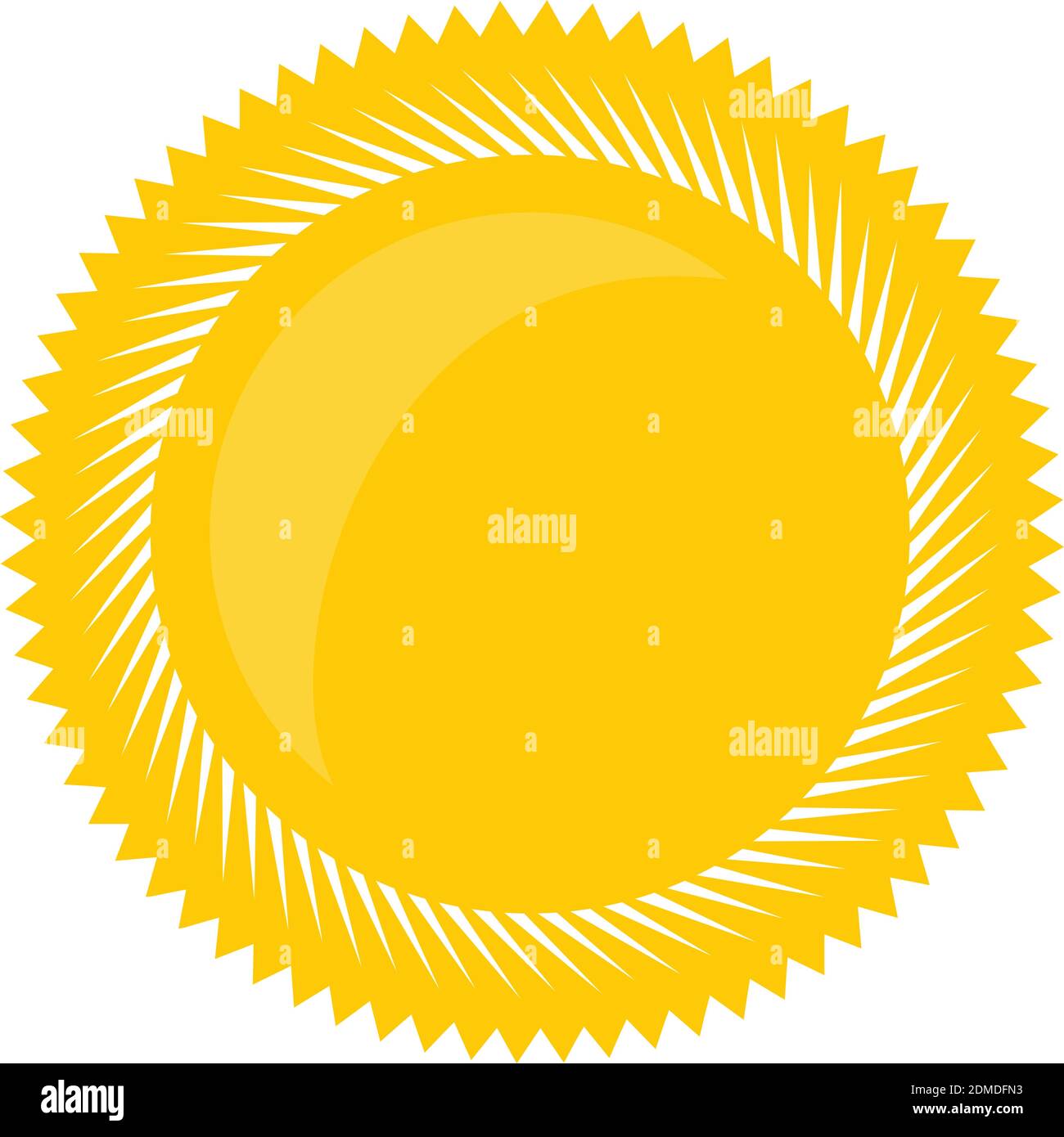 Astratto rotondo luminoso vettore sole isolato estate icona design. Simbolo del segno isolato vettoriale dell'icona del sole. Illustrazione vettoriale EPS.8 EPS.10 Illustrazione Vettoriale