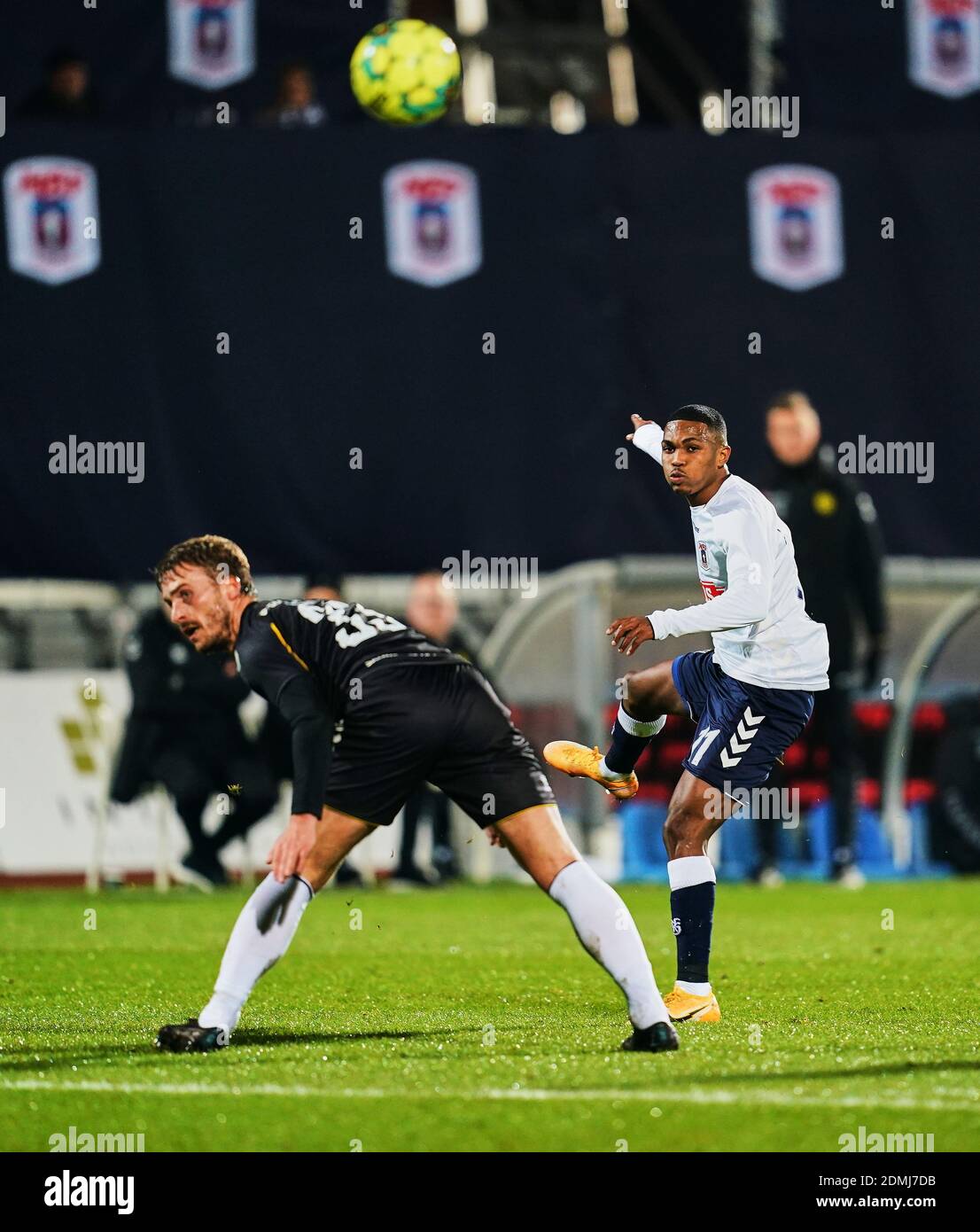 Aarhus Stadium, Aarhus, Danimarca. 16 Dic 2020. Link regalo di Aarhus GF durante Aarhus GF contro AC Horsens nello stadio di Aarhus, Aarhus, Danimarca. Kim Price/CSM/Alamy Live News Foto Stock