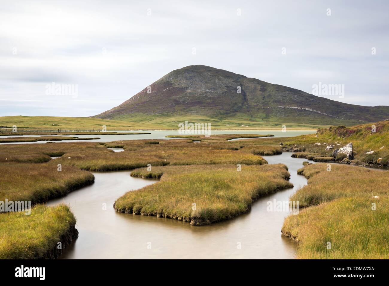 Northton Salt Marshes, Harris, Scozia Foto Stock