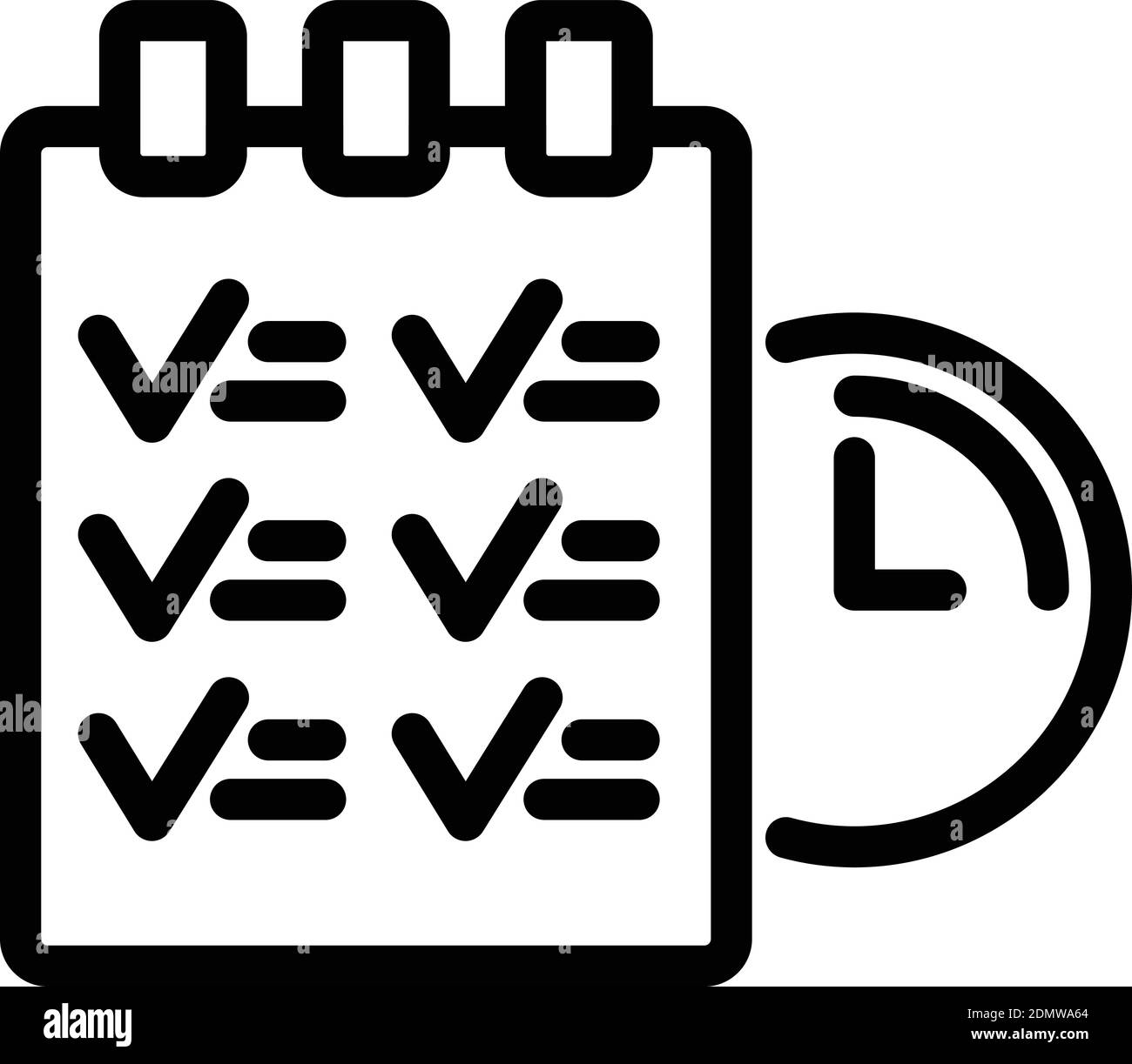 Icona dell'evento attività. Attività di contorno icona vettore di evento per il web design isolato su sfondo bianco Illustrazione Vettoriale