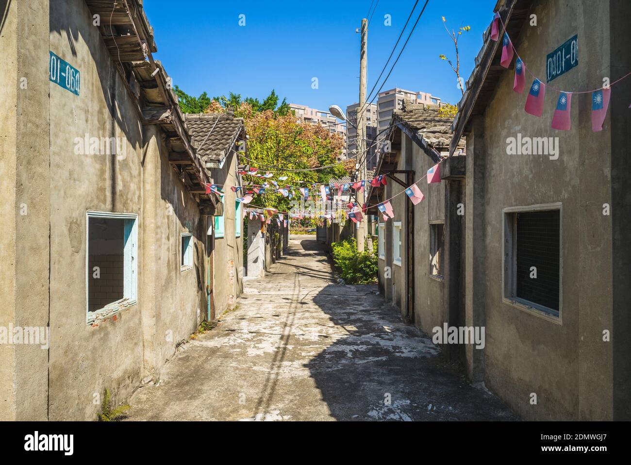 Taichung Qingshui villaggio d'arte nella città di taichung, taiwan Foto Stock