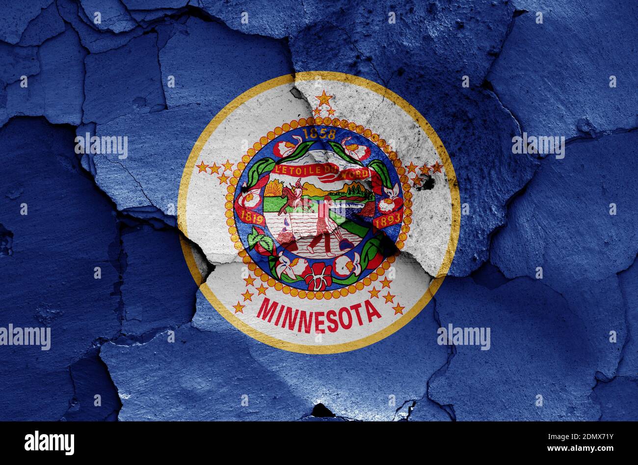 Bandiera Dello Stato Del Minnesota 2x3 Piedi - Tessuto Poliestere 100D - TRADEWINDS