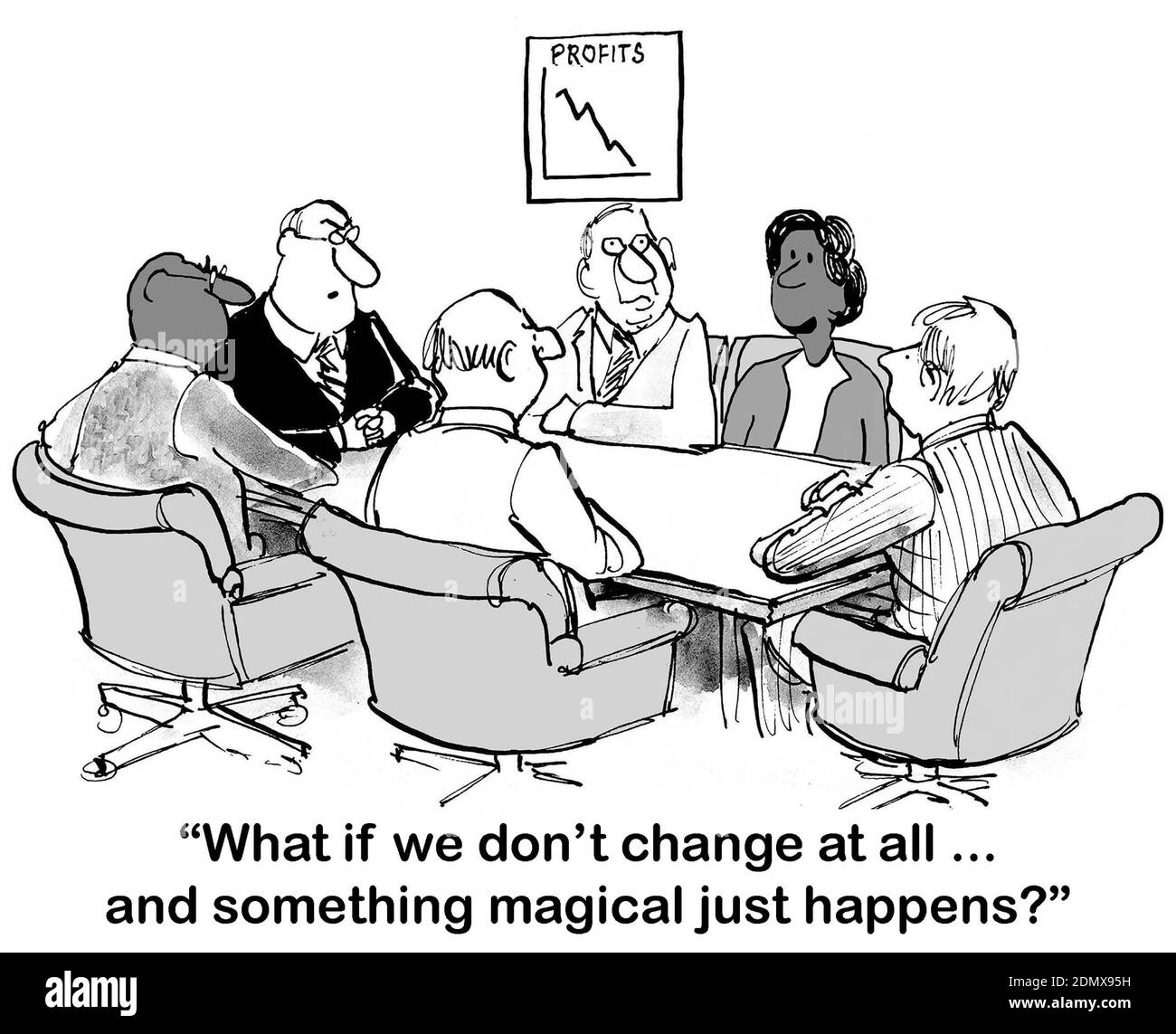 " Che cosa se non possiamo cambiare a tutti ... e qualcosa di magico appena succede?". Foto Stock