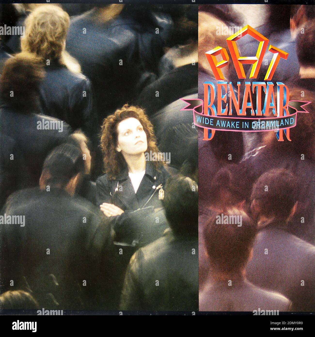 Pat Benatar   Wide Awake in Dreamland  - Vintage Vinyl Record Cover Foto Stock