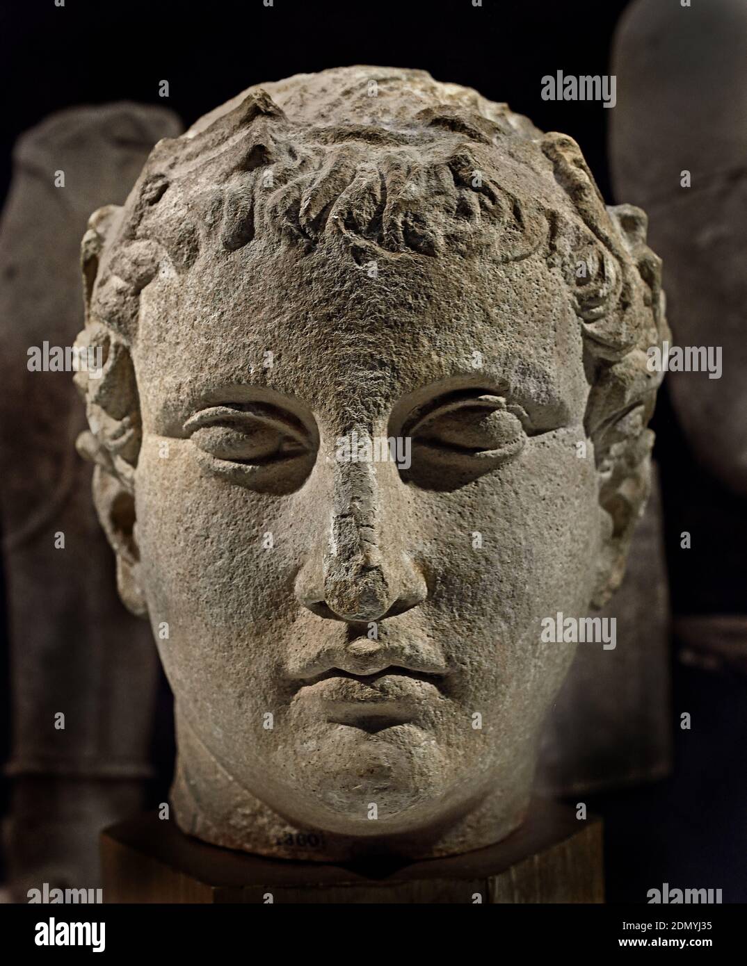 Ritratto di un giovane II-i secolo a.C. (dalla collezione di Cesnola) Cipro.II-i secolo a.C. greco, Grecia, ciprioti, Foto Stock