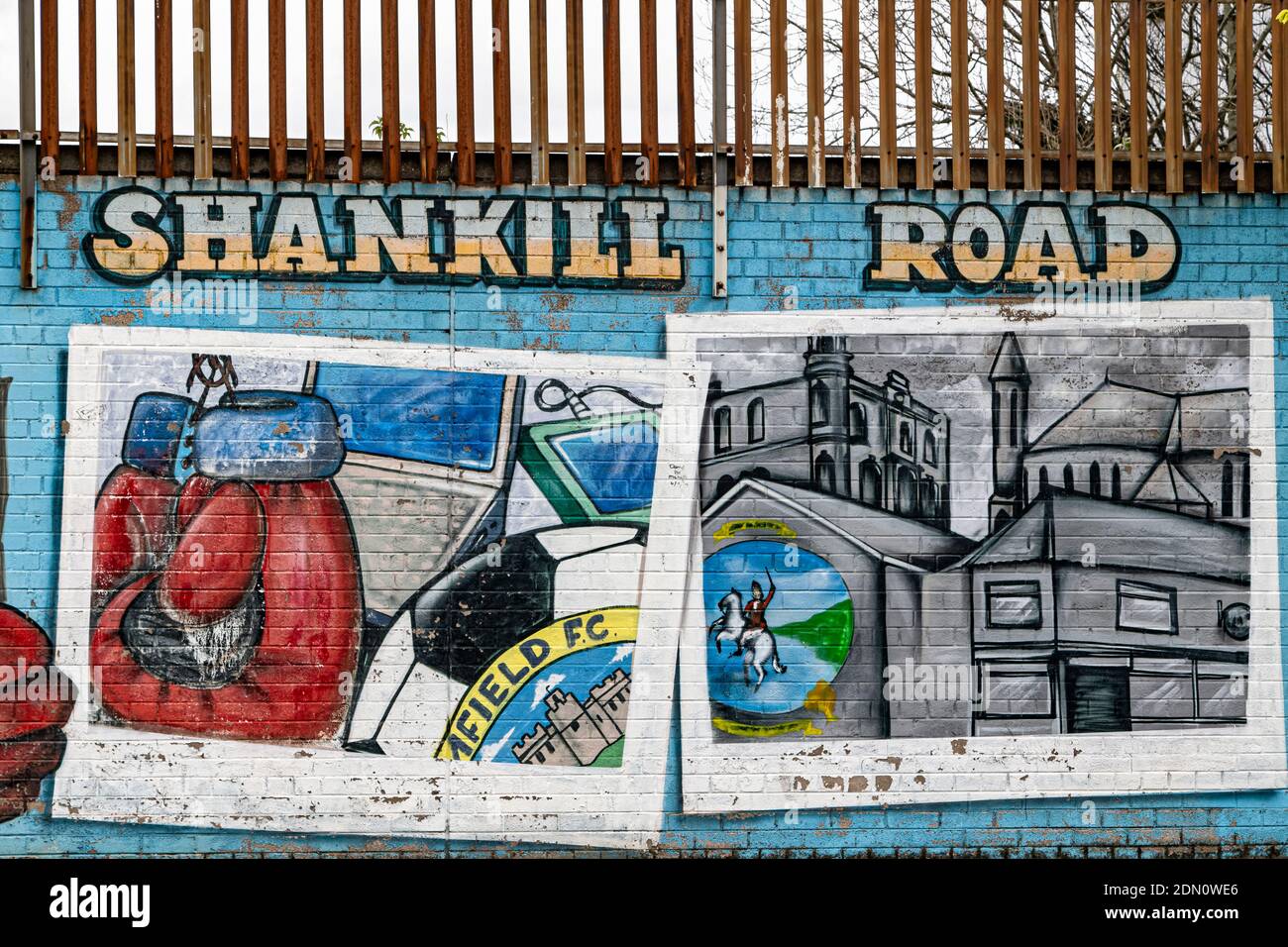 Belfast, Irlanda del Nord. 1 maggio 2016. Graffiti e Street art il 1° maggio 2016 a Belfast, Irlanda del Nord, Regno Unito. Foto Stock