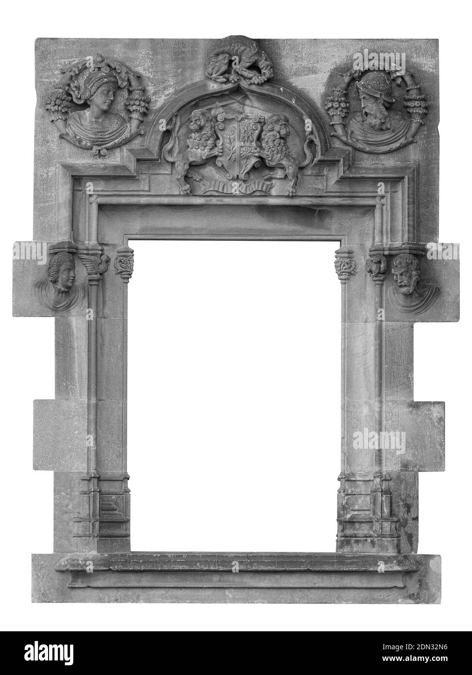 Per le strade della Catalogna, luoghi pubblici. Elementi di decorazioni architettoniche di edifici, porte e archi, modanature e motivi in gesso. Foto Stock Per le strade della Catalogna, luoghi pubblici. Elementi di decorazioni architettoniche di edifici, porte e archi, modanature e motivi in gesso. Foto Stock