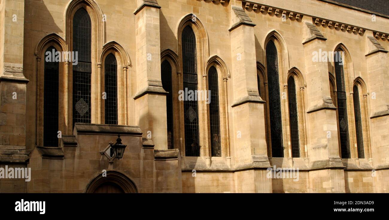 Regno Unito, Inghilterra, Londra. Chiesa del Tempio. Fu costruito dai Cavalieri Templari. La Chiesa rotonda fu consacrata nel 1185 dal patriarca di Gerusalemme. Dettaglio architettonico. Foto Stock