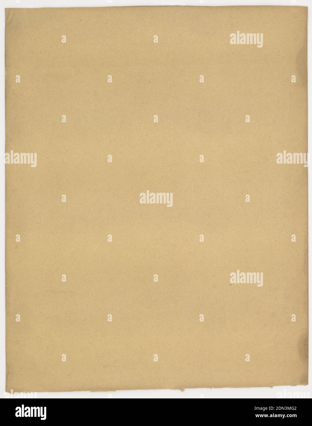 Parete laterale, carta stampata a macchina, senza motivo. Oro iridescente su sfondo marrone., USA, 1905–1915, Wallcoverings, parete laterale Foto Stock