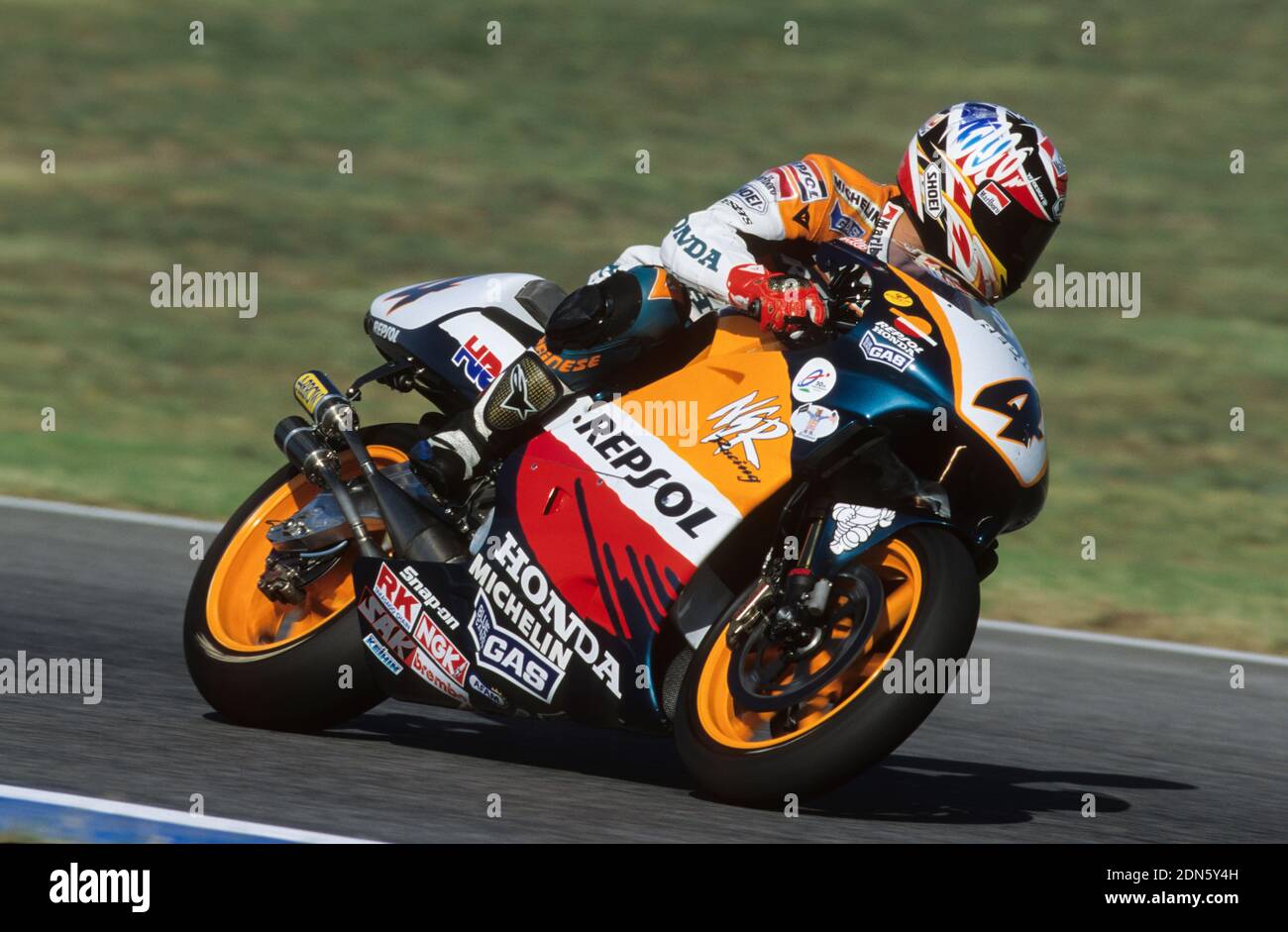 Alex Criville (SP), Honda 500, Gran Premio di Catalunya 1998, Barcellona Foto Stock