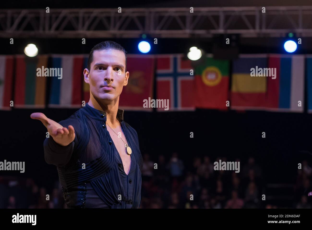 Ankara, Turchia - 03 novembre 2018. METU Open, un evento della World Dance Sport Federation si tiene ad Ankara e per cui diverse coppie di differenti si sono disputate Foto Stock