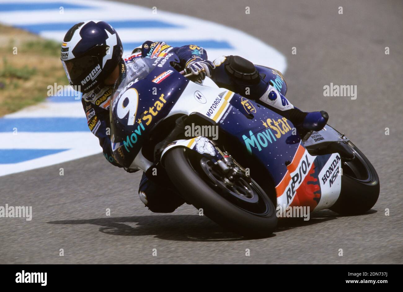 Alberto Puig,(SP), Honda NSR500, Gran Premio di motociclo spagnolo, Jerez 1997 Foto Stock