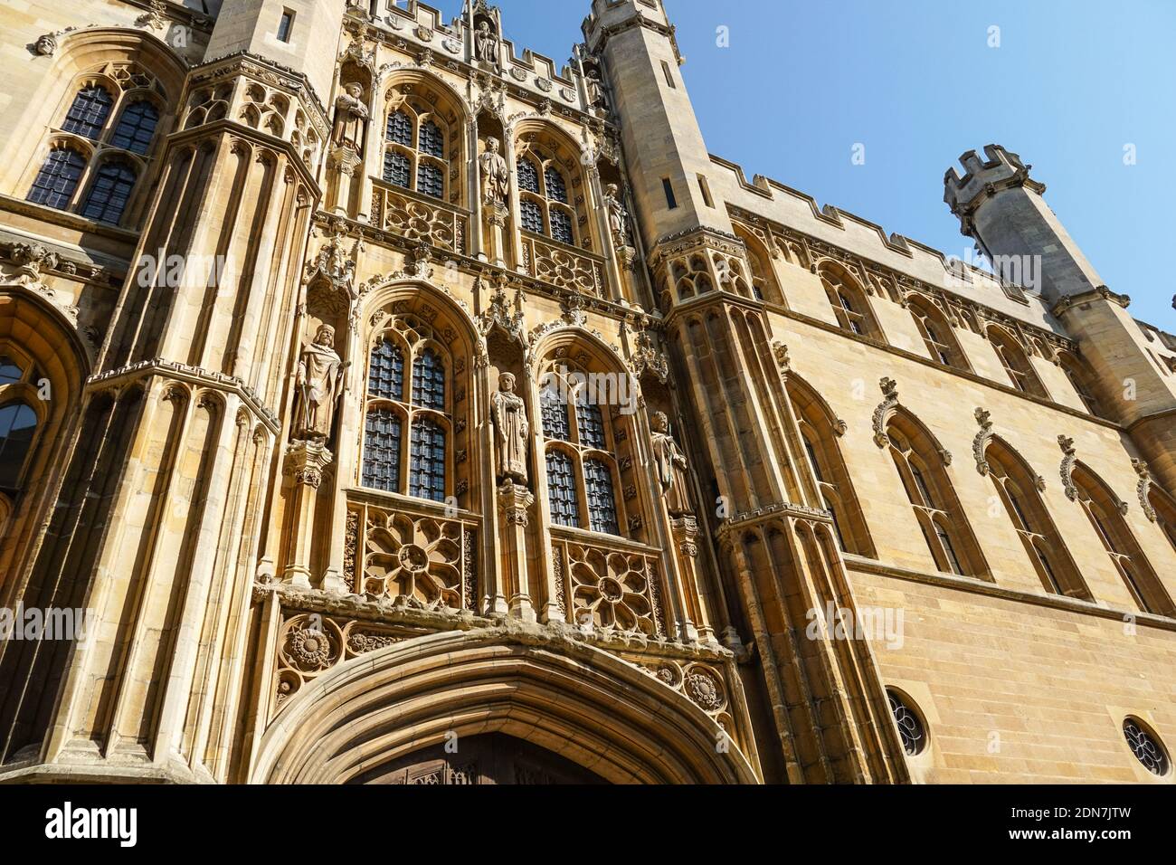 The Old Schools Building on Trinity Lane, University of Cambridge, Cambridge Cambridgeshire Inghilterra Regno Unito Foto Stock