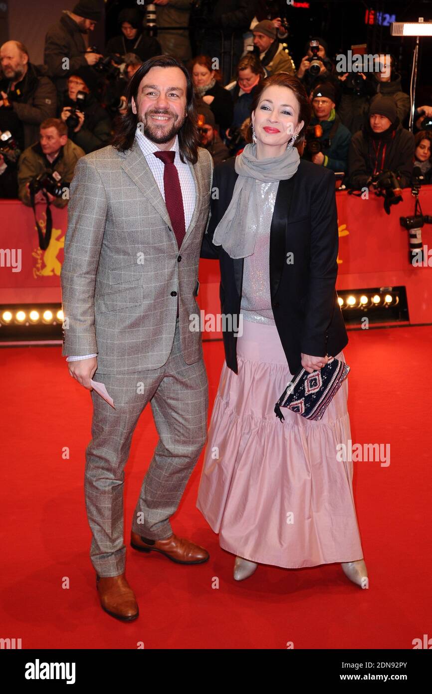 Loretta Stern e Matti Klemm partecipano alla prima None Wants the Night inaugura il 65° Berlinale, Festival Internazionale del Cinema di Berlino, 5 febbraio 2015. Foto di Aurore Marechal/ABACAPRESS.COM Foto Stock