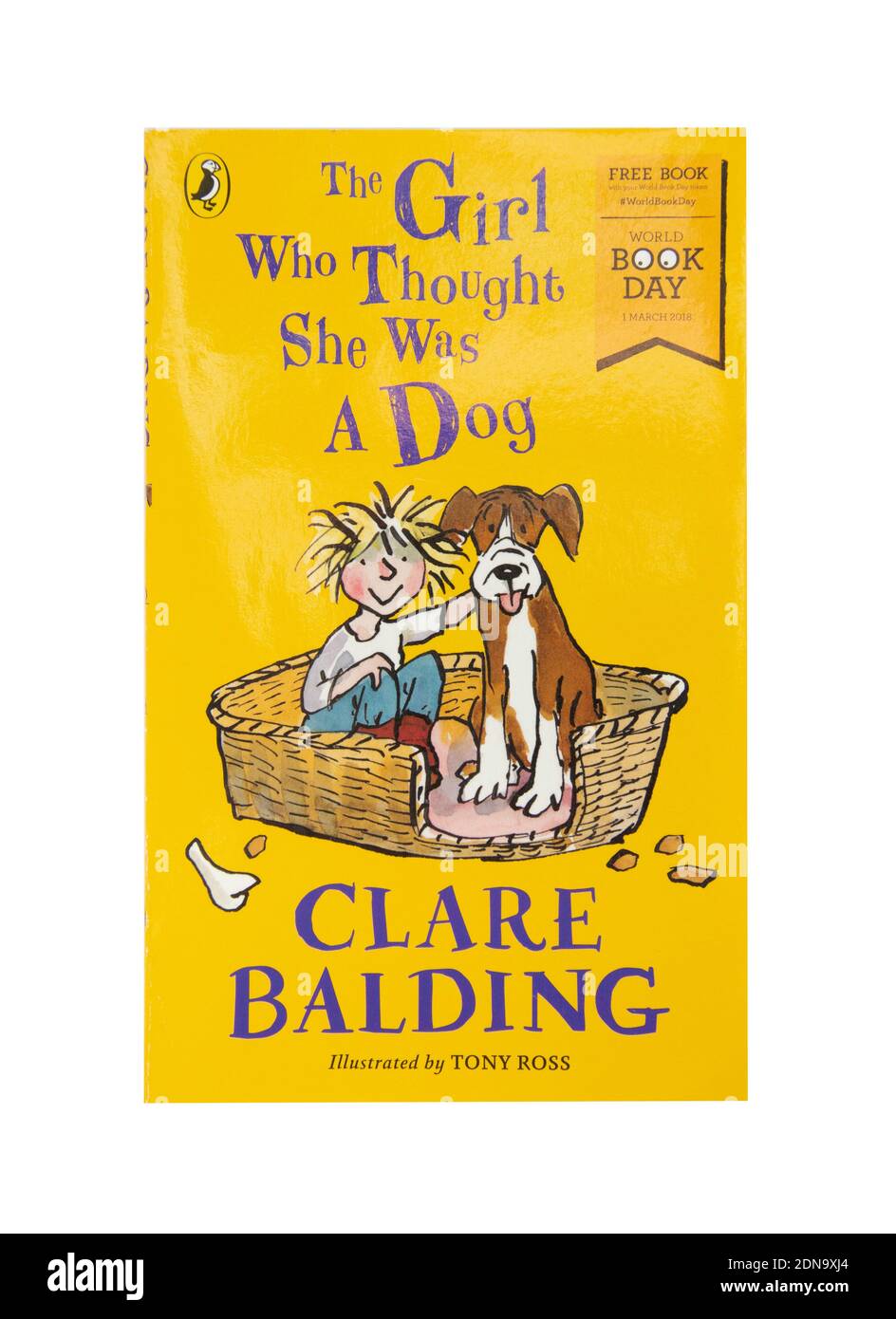 'La ragazza che pensava di essere un cane' libro di Clare Balding, Greater London, England, United Kingdom Foto Stock