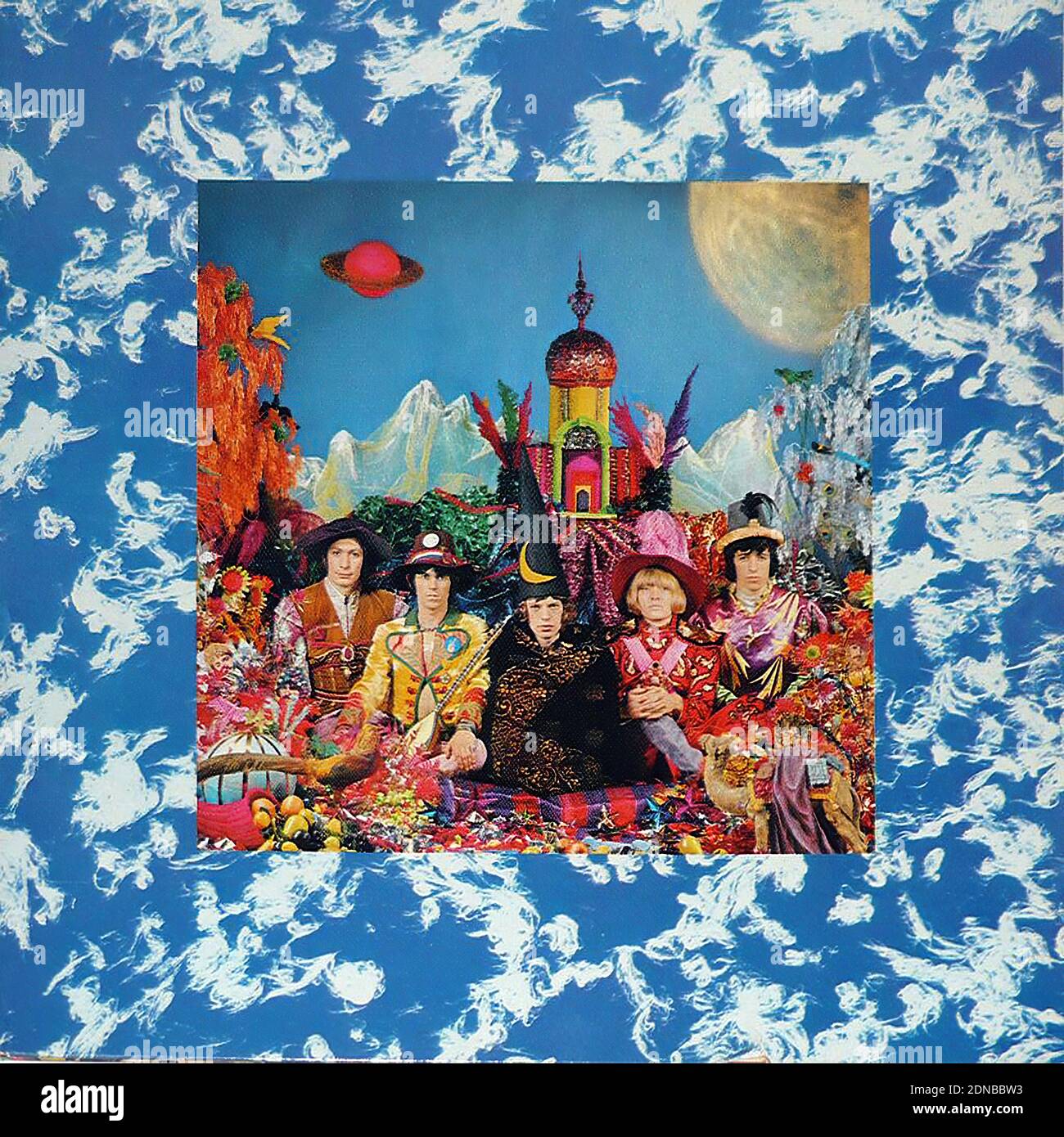 ROLLING SONES LE LORO MAESTÀ SATANICHE RICHIEDONO DECCA TXS 1 - Copertina Vintage Vinyl Record Foto Stock