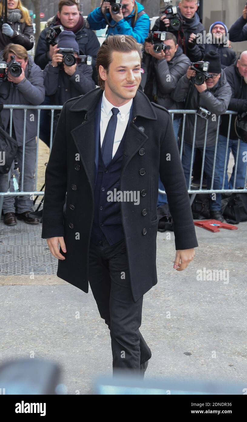 GASPARD ULLIEL - ARRIVEES DEFILE CHANEL HAUTE COUTURE FEMME PRINTEMPS-ETE 2015 - SETTIMANA DELLA MODA PARIGI Foto di Nasser Berzane/ABACAPRESS.COM Foto Stock