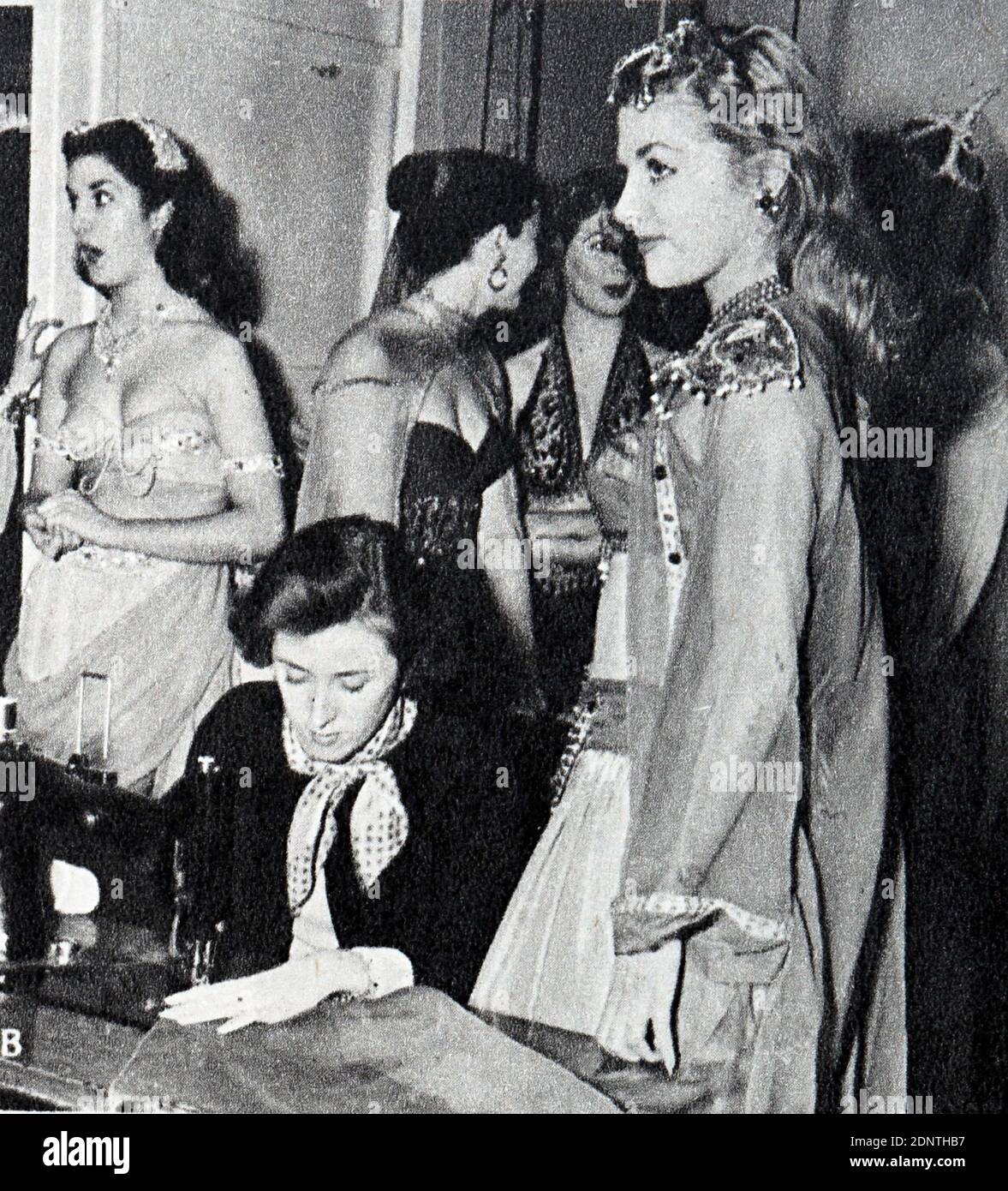 Fotografia scattata dietro la scena sul film 'i cercatori' Foto Stock