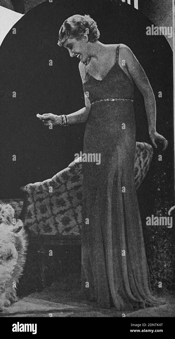 Fotografia di Genevieve Tobin (1899-1995) un'attrice americana. Foto Stock
