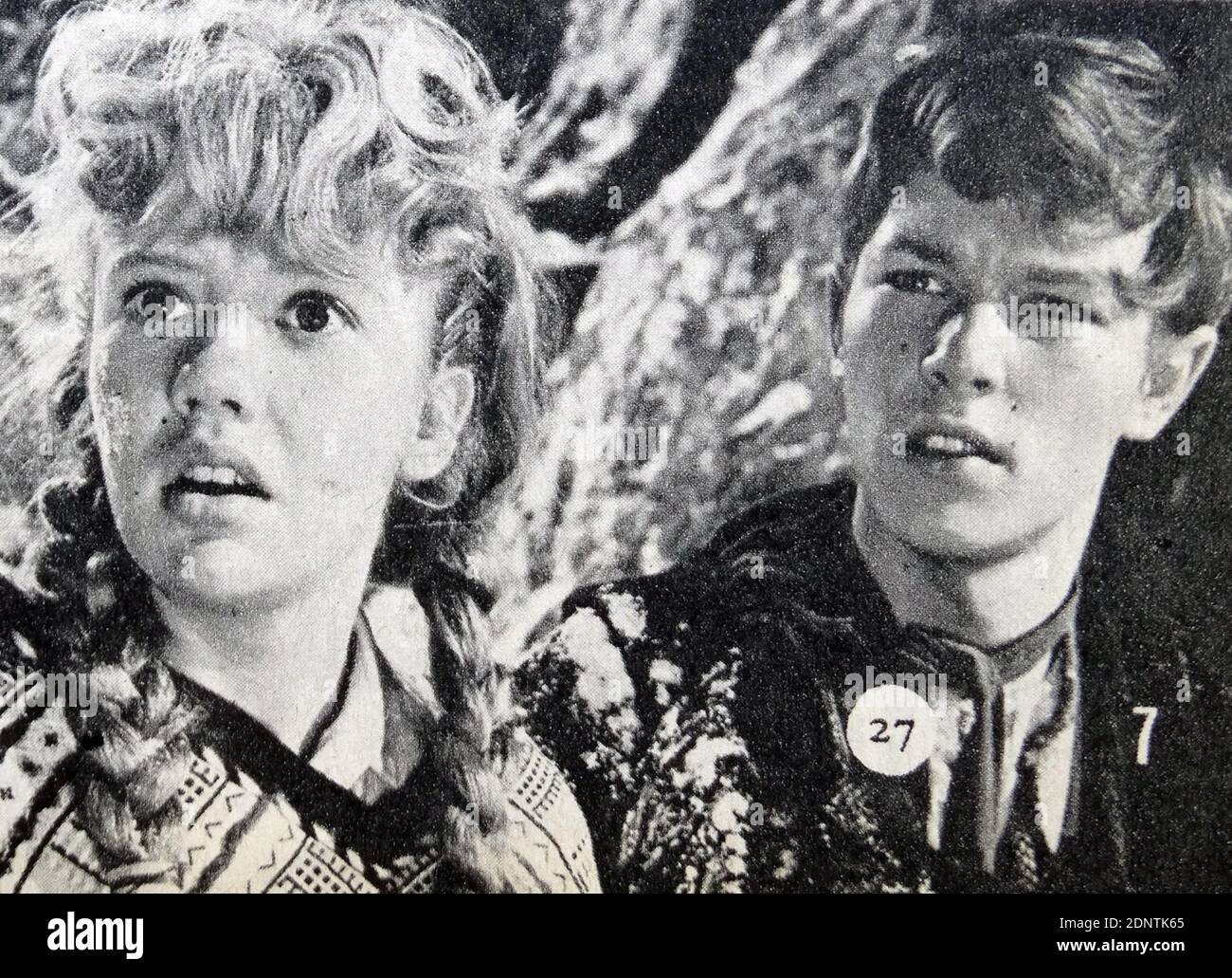 Film di Michael Anderson (1943-) e Hayley Mills (1946-) da 'in Search of the Castaways'. Foto Stock