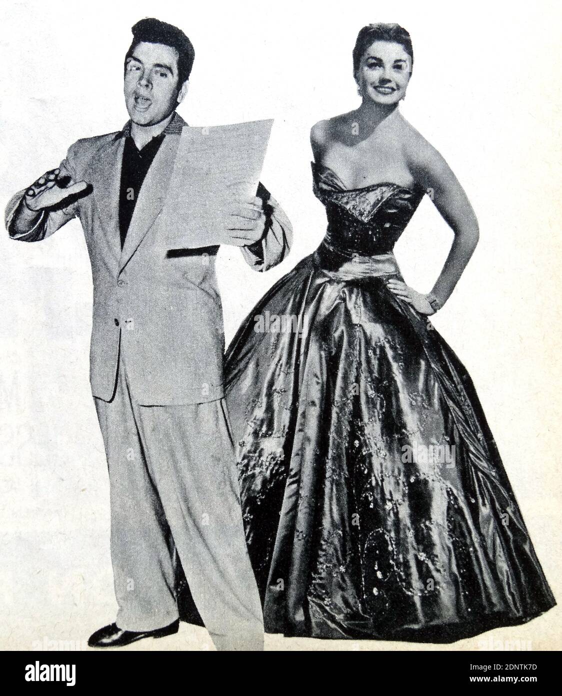 Fotografia di Mario Lanza (1921-1959) e Esther Williams (1921-2013). Foto Stock