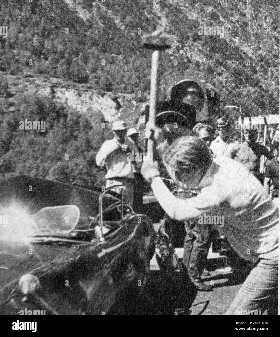 Film tratto da 'The Italian Job' con Michael Caine, Benny Hill, Noel Coward e Margaret Blye. Foto Stock