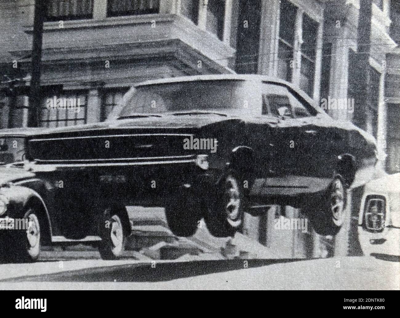 Film ancora della Mustang GT Fastback da 'Bullit' starring Steve McQueen. Foto Stock