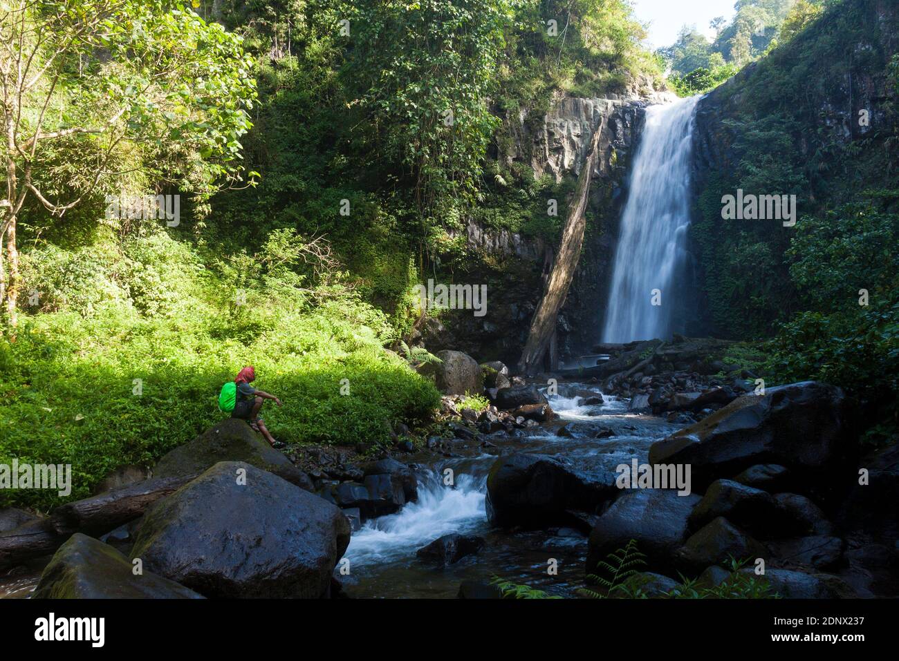 Cascata Gunung Rayap Foto Stock