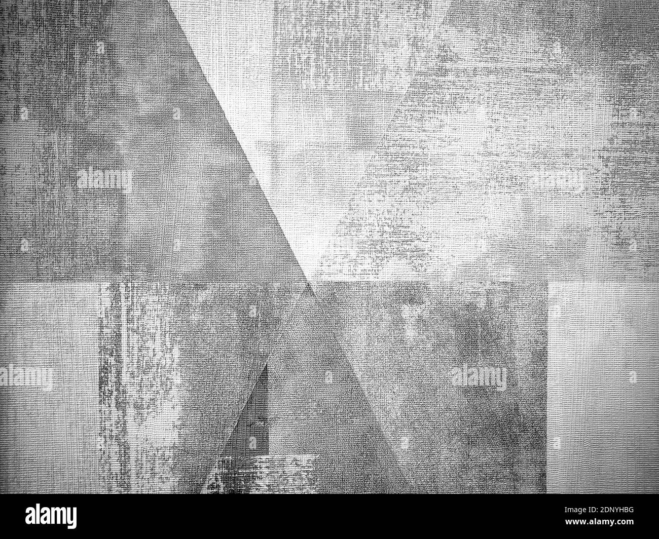 Sfondo sfondo bianco e nero texture sfondo con triangoli. Trama geometrica Foto Stock