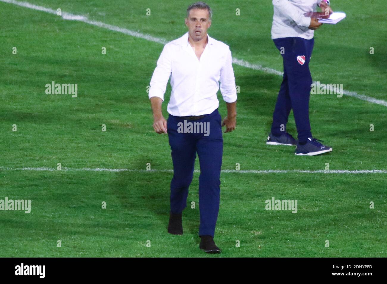 Durante la partita tra Huracan e Independiente per Liga Profesional de Fútbol allo stadio Tomas A Ducó (Foto: Néstor J. Beremblum) Foto Stock