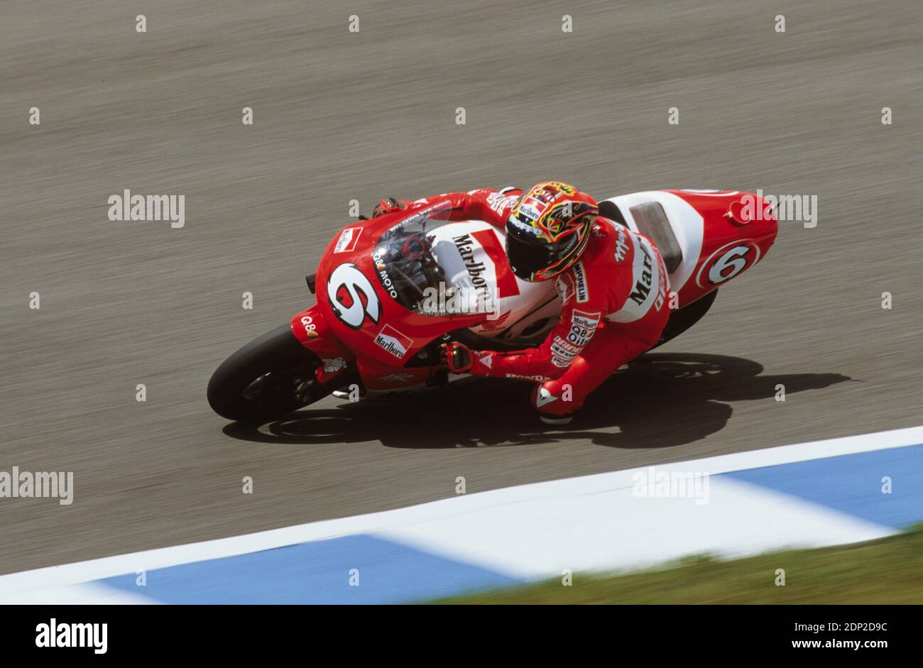 Max Biaggi (ITA), Honda 500, GP di Spagna 1998, Jerez Foto Stock